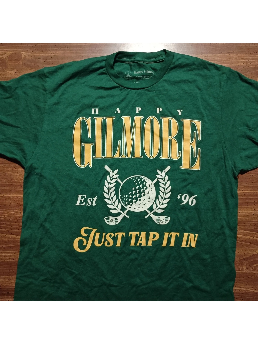 Happy Gilmore Golf T-shirt - Large // Movie sports funny Adam Sandler tee shirt